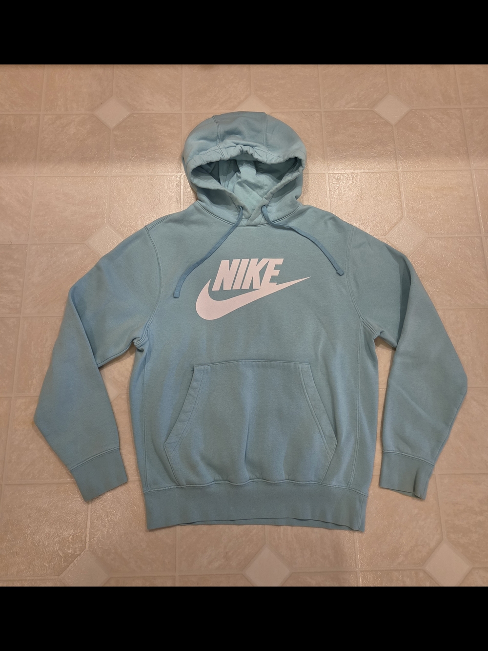 Nike Club Fleece Hoodie Men's Size S, Teel/aqua